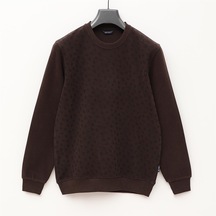 Dio Rise Erkek Uzun Kol İnce Sweatshirt - 2403 - Kahverengi Kahverengi