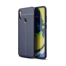 Newface Samsung Galaxy A11 Kılıf Auto Focus Kapak - Lacivert