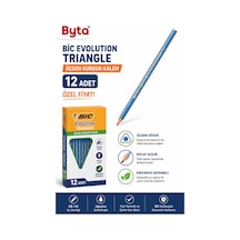 Evolution Triangle Üçgen Kurşun Kalem Hb 12 Adet Ergonomik Gövde, Kolay Açılır Siyah