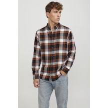 Jack & Jones Ekose Gömlek Slim Fit Ekose Gömlek Hawaiian Sunset