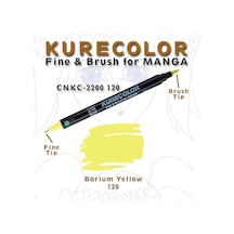 Zig Kurecolor Brush For Manga Çizim Kalemi 120 Barıum Yellow