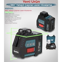 Max Extra Mxp03g 360 Yataylı Çapraz Lazer Hizalama