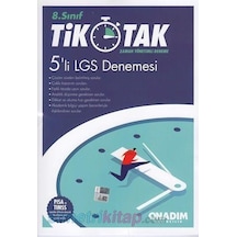 8. Sınıf 5 Lİ LGS Deneme TİK TAK - ONAdım Yayıncılık