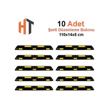 10'lu Kauçuk Yol Bölme Butonu 110x14x5 Cm-indirimli Set