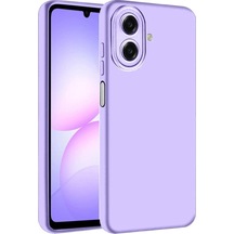 Samsung Samsung Uyumlu Galaxy A07 4g First Silikon - Lila