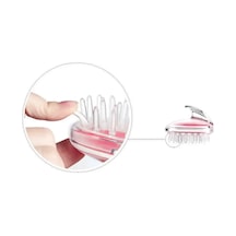 Silikon Yumuşak Duş Saç Fırçası Şeffaf