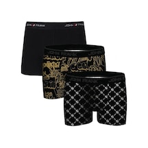 John Frank Logolu Pamuklu 3'lü Paket Boxer Erkek Boxer Jfbs3 Lacivert-ssarı-sbeyaz John Frank Logolu Pamuklu 3'lü Paket Boxer Erkek Boxer Jfbs3 Lacivert-ssarı-sbeyaz