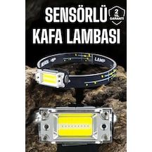 Kafa Lambası Led Fener Pratik Taşınabilir Ayarlanabilir Usb Şarjlı Çok Renkli 81468457