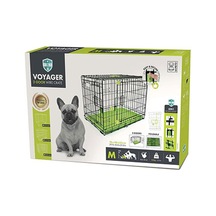 M-pets Voyager 2 Kapılı Köpek Kafesi Medium Yeşil 76x48x53 Cm 244-52029.02