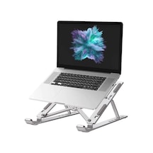 Taşınabilir Laptop Standı, Metal, Kaymaz, Ergonomik Tasarım