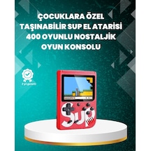 Mey İthalat Tv Çıkışlı Mini Retro El Konsolu 400 Oyunlu