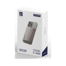 Bezos Pw560 10.000 Mah Dijital Göstergeli 20w Type-c Ve 15w Kablosuz Şarj Pd Hızlı Şarj Magsafe Powerbank - Titanyum 22