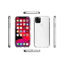 Apple Uyumlu iPhone 12 Mini Şeffaf Kılıf Köşelerde Darbelere Karşı Ultra Kalınlık Antishock