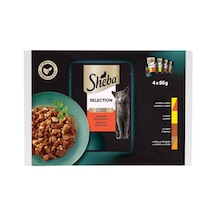 Yetişkin Etli Çeşitler 4'lü Paket Yaş Mama 340 G