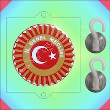 Il Genel Meclisi Vantuzlu Araç Stikiri Çok Renkli