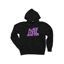 Black Sabbath Black Lives Matter Siyah Fermuarlı Kapşonlu Sweat Siyah