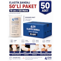 Elastik Bandaj 15cmx 1,20 Metre 50'li Ds Sağlık