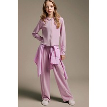 Defacto Kız Çocuk Wide Leg Modal Eşofman Altı G9758a826sppr347 Mor-pr347