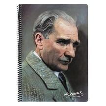 Keskin Color Atatürk A4 Çizgili 80 Yaprak Defter 327921-99