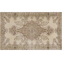 Gerçek El Dokuma Eskitme Vintage Halı 154x250 Model 7146