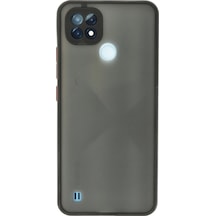 Uryport Realme C21 Kılıf Montreal Silikon Kapak - Siyah