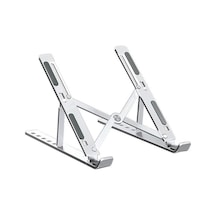 Torima JX-18 Katlanabilir Taşınabilir Metal Notebook Stand Gümüş