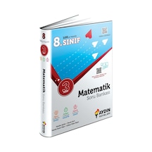 8. Sınıf Matematik Üç Adım Soru Bankası -  Aydın Yayınları