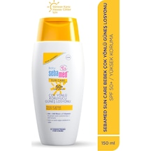 Sebamed Baby Spf 50+ Uva - Uvb Filtresi Ve E Vitamini Etkili Çok Yönlü Koruyucu Çocuk Güneş Losyonu 150 Ml