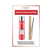 Revitalift %5 Saf Glikolik Asit Peeling Etkili Tonik 180ml & Telescopic Siyah Maskara pktglklktnktlscpcmskr-9293