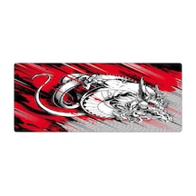 Gaming Mouse Pad 70x30 Mouse Pad Xl Büyük Hyperbeast Oyuncu Mouse Altlığı Mousepad Kırmızı Ejder, 70x30 Cm 3mm