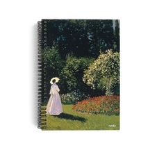 Claude Monet/woman İn The Garden, 1867 Spiralli Defter 10 A5 Çizgisiz 100 Sayfa Sanat