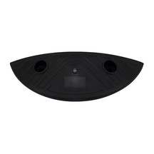 İleri Trafik Oval Hız Kesici Kapağı Yol Kasisi 10 x 30 x 4 CM Siyah - 12103 YK SYH
