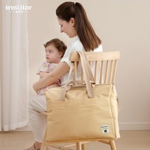 Novahub Moveevo Ma1011 Bebek Bezi Çantası 12 Cep, Hafif Taşınabilir Pembe