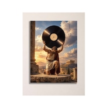 Atlas Baskılı A3 Metal Tablo Antik Yunan Mitolojisi, Vinyl Plak Ve Müzik Temalı Dekoratif Duvar Tablosu Çok Renkli - 937548733 Çok Renkli - 937548733 Çok Renkli