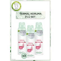 Garnier Mineral Termal Koruma Kadın Sprey Deodorant 150 ML x 3