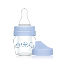 792 Wee Baby Mini Cam Alıştırma Bardağı Seti Mavi 30ml 4 Adet Çok Renkli
