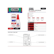 Steel W47 Japon Yapıştırıcısı 18 Gr