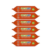 Freshlife Hasta Vücut Temizleme Islak Mendil Havlu 50 Yaprak Xl 6 Li Set 2xl L