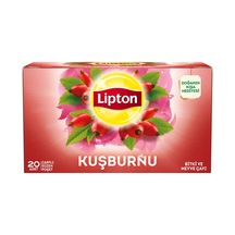 Lipton Kuşburnu Bardak Poşet Çay 20'li - 6 Adet Tarı