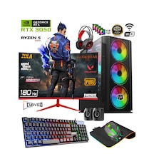 Apphirex TC66X R5-5500 32 GB 1 TB M.2 RTX3050 6 GB 24'' W10P Masaüstü Oyuncu Bilgisayarı