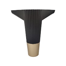 Zeygen Roma Plastik Mobilya Baza Koltuk Kanepe Ayağı 14 Cm Siyah 4 Adet