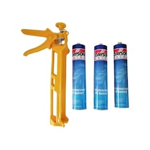 Dayson Beyaz Mastik 3 Adet & Silikon Tabanca