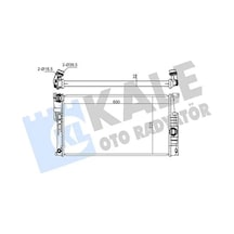 Kale 346065 Motor Radyatoru 17117600516 17117600523 17118672102