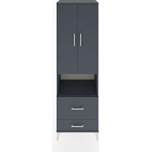 Hyperion Dolap 2 Raflı 2 Çekmeceli Tek Askılı 60x44x195 Antrasit-antrasit Antrasit Hyperion Dolap 2 Raflı 2 Çekmeceli Tek Askılı 60x44x195 Antrasit-antrasit Antrasit
