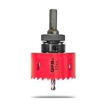 Gfb Bi Metal Panç Metal Testere 40 MM + Hex Düz Mandren Girişli Adaptör
