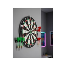 Şık Tasarımlı Dart Tahtası 12 İnç Dayanıklı Ahşap Gövde Belirtilmemiş