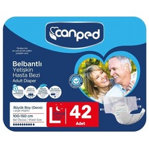 Canped Belbantlı Yetişkin Hasta Bezi Gece L 42'li