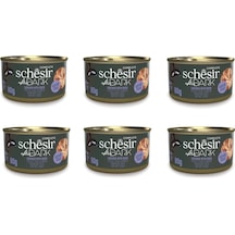 Schesir After Dark Parça Etli Tavuklu Ve Ördekli Konserve 80 Gr. X 6 Adet