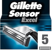 Gillette Sensor Excel Yedek Başlık 5'li