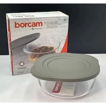 Paşabahçe 59123 Borcam Gri Kapaklı Tencere 1450cc